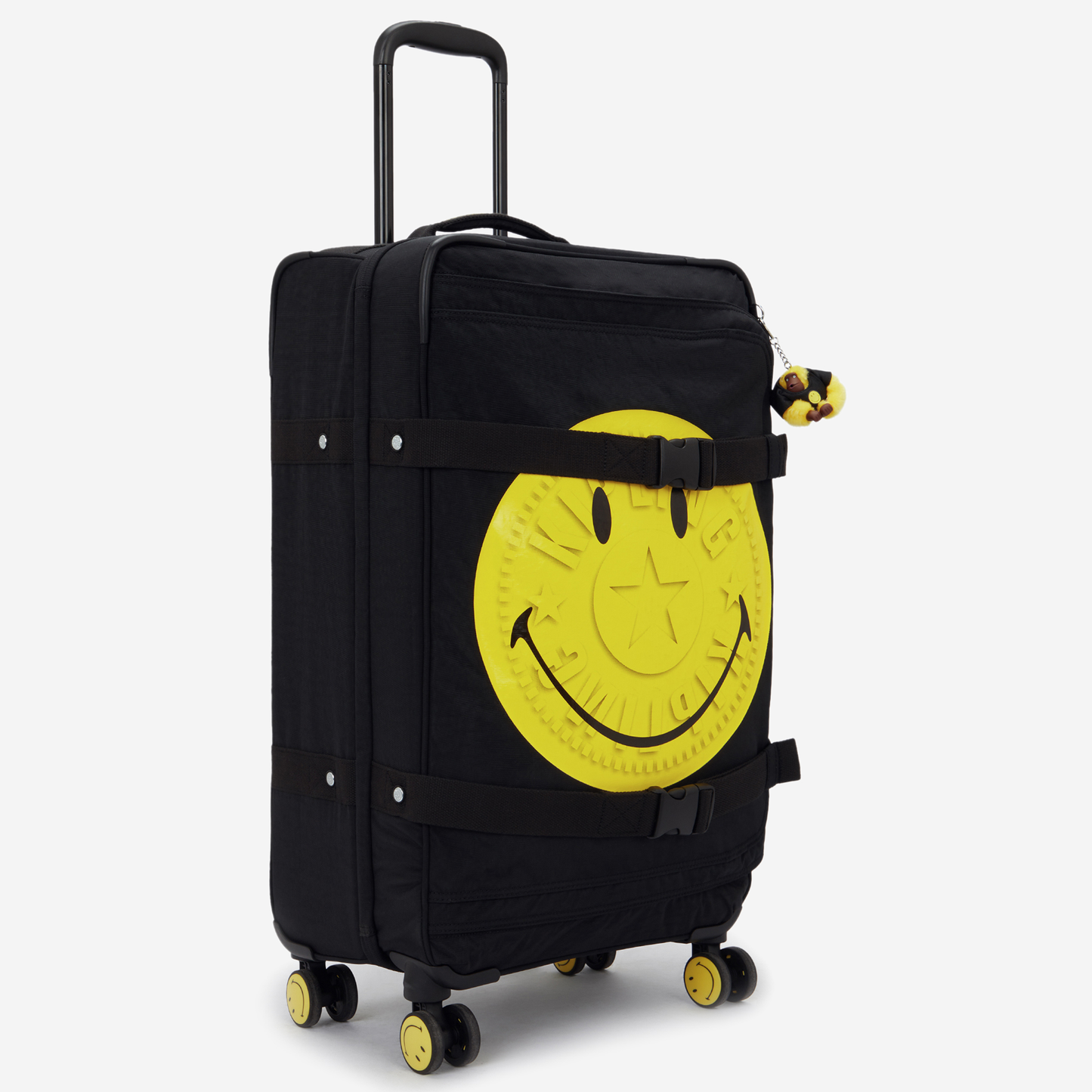 KIPLING Spontaneous M Yell Fun Black Medium wheeled luggage I8688-1KS