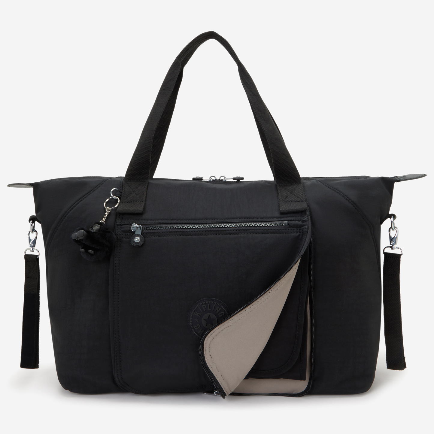 KIPLING New Art M Babybag Black Noir Large baby bag (with changing mat) I9928-P39