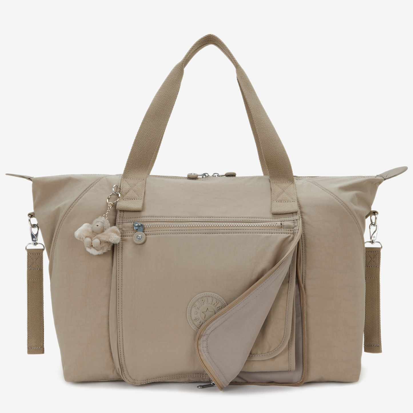 KIPLING New Art M Babybag Soft Taupe Large baby bag (with changing mat) I9928-4PW