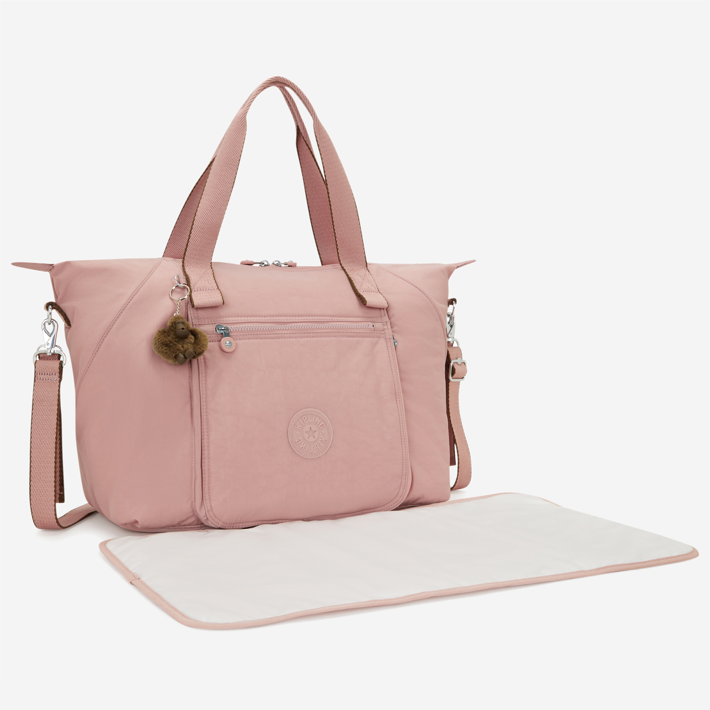 KIPLING New Art M Babybag Memory Pink Large baby bag (with changing mat) I9928-0PN