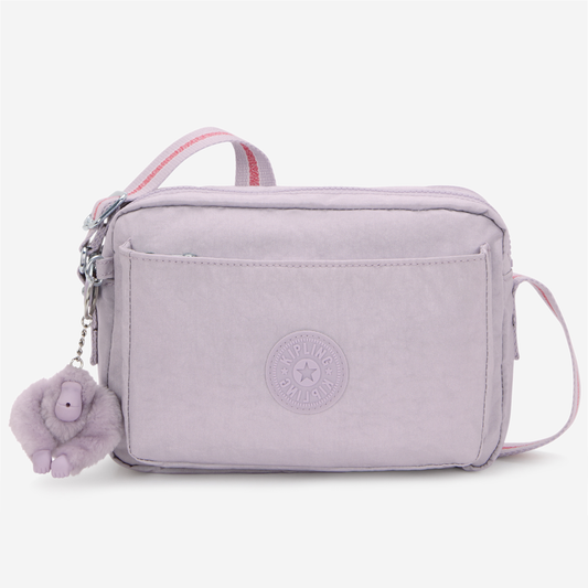 KIPLING Abanu M Lilac Shimmer Medium crossbody I6831-9GO
