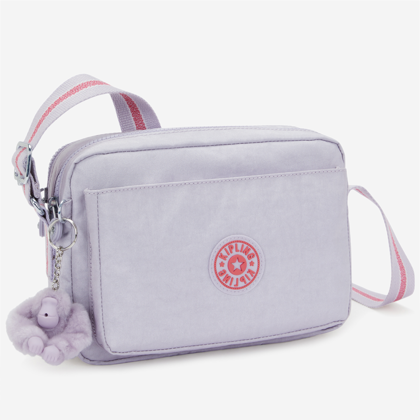 KIPLING Abanu M Lilac Shimmer Medium crossbody I6831-9GO
