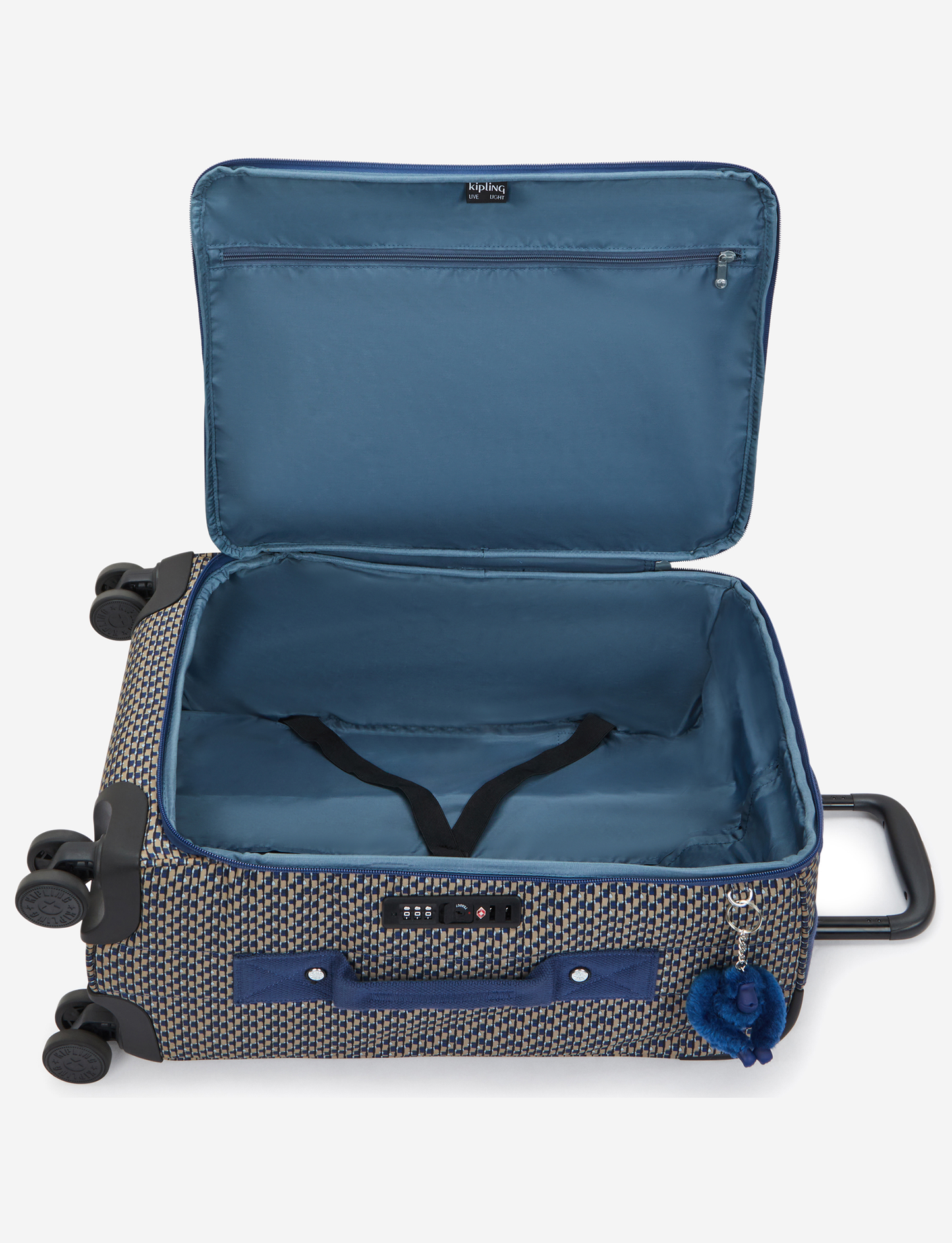 KIPLING Jet S Blue on Wire Small wheeled luggage I8181-9PC
