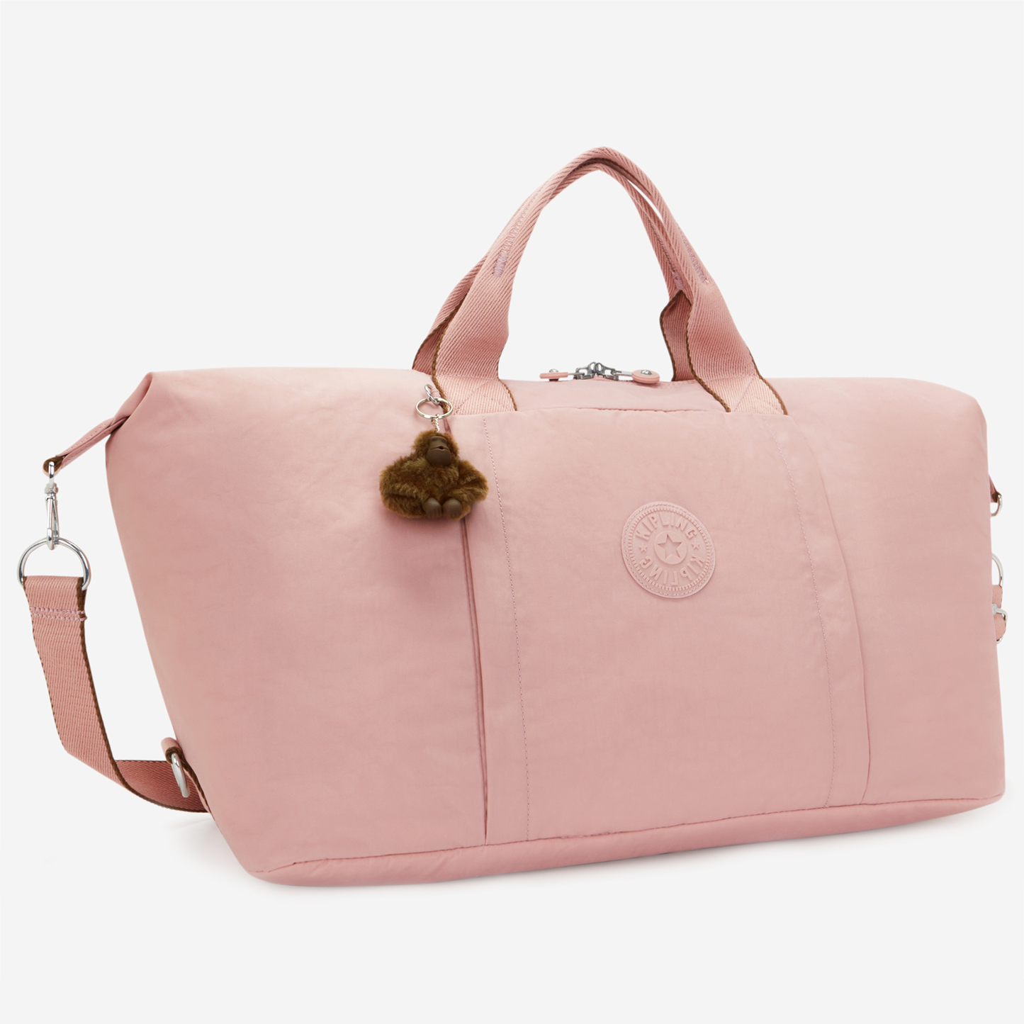 KIPLING Bori Memory Pink Large weekender (with trolley sleeve and removable shoulderstrap) I4582-0PN