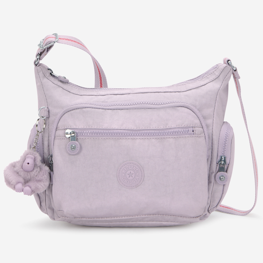 KIPLING Gabbie S Lilac Shimmer Medium crossbody I2532-9GO