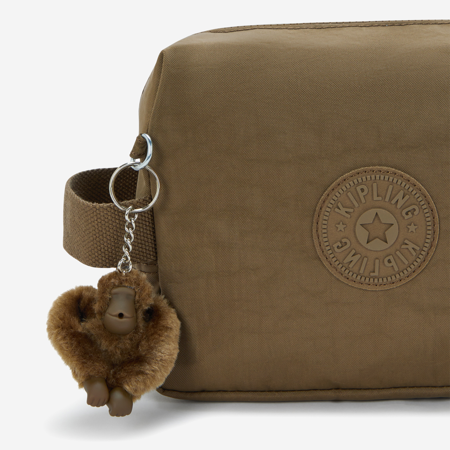 KIPLING Parac Smooth Khaki Large toiletry bag I2887-1NA