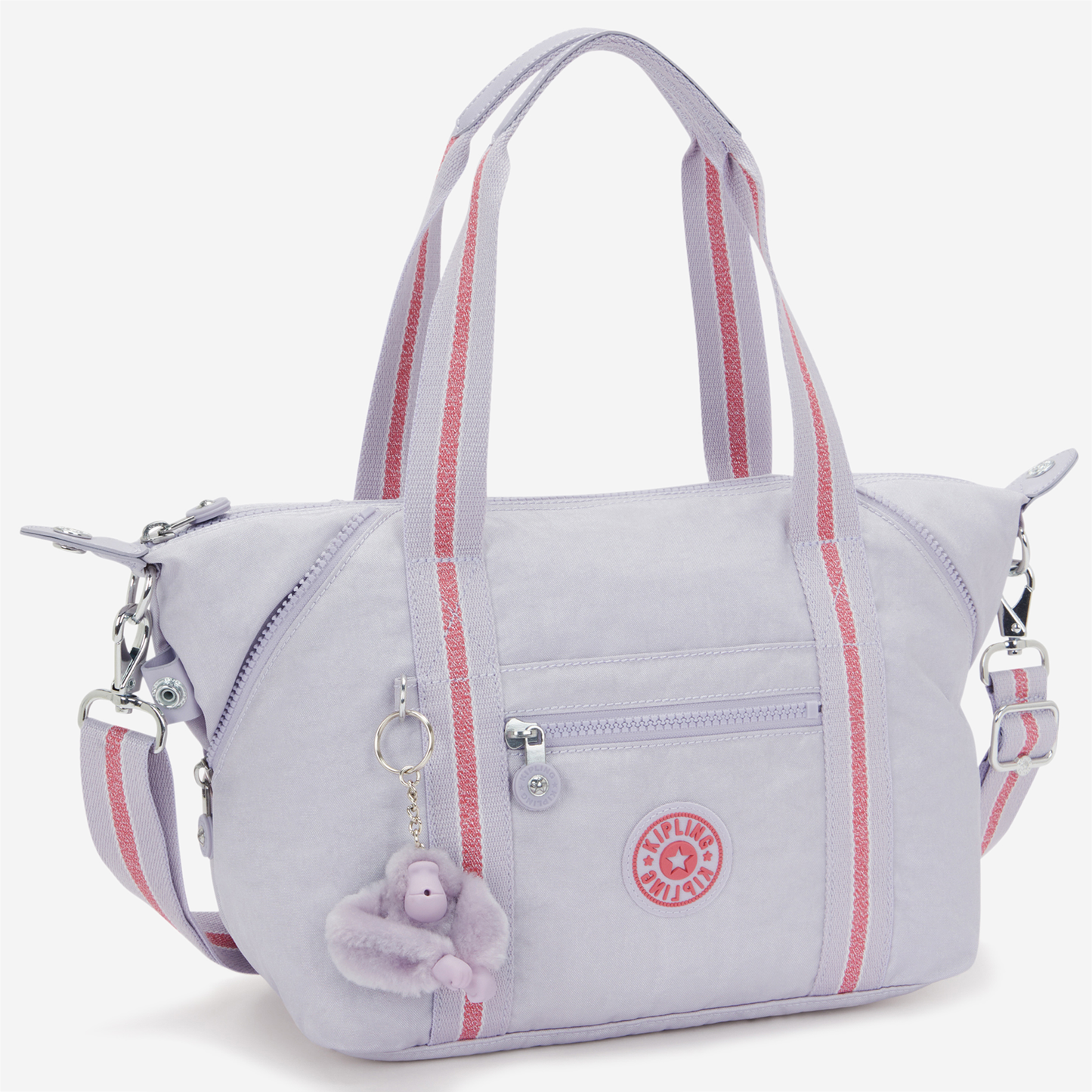 KIPLING Art Mini Lilac Shimmer Small handbag (with removable shoulderstrap) 15410-9GO