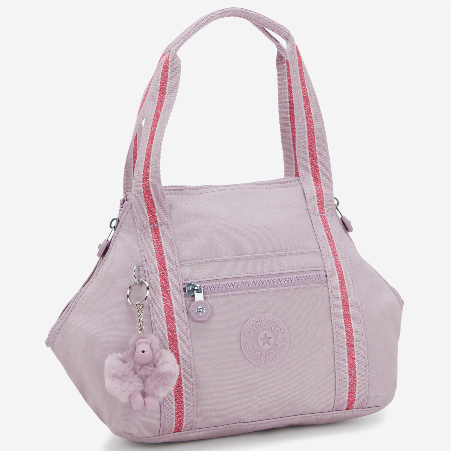 KIPLING Art Mini Lilac Shimmer Small handbag (with removable shoulderstrap) 15410-9GO