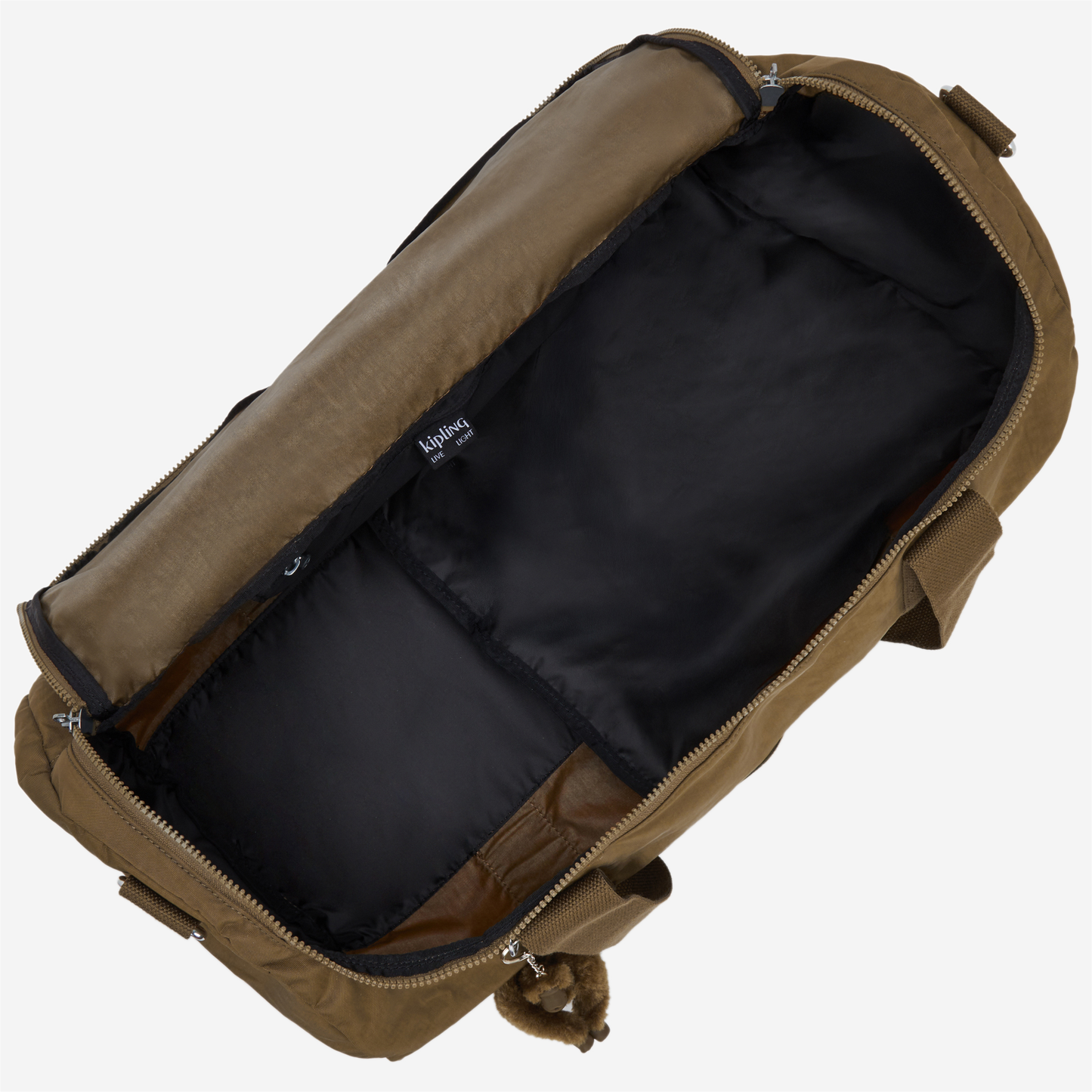 KIPLING Argus S Smooth Khaki Small weekender I6810-1NA