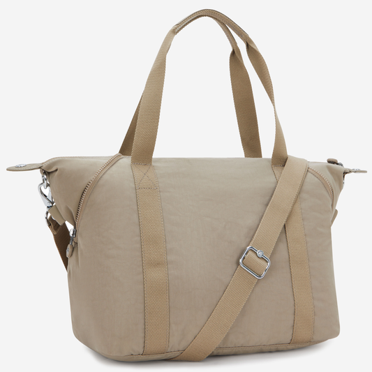 KIPLING Art Soft Taupe Medium tote (with removable shoulderstrap) 10619-4PW