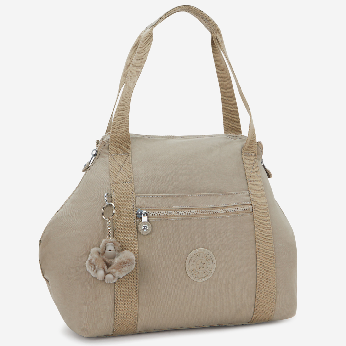 KIPLING Art Soft Taupe Medium tote (with removable shoulderstrap) 10619-4PW