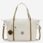 حقيبة يد متوسطة KIPLING Art Soft Sand (مع حزام كتف قابل للإزالة) 10619-9LO