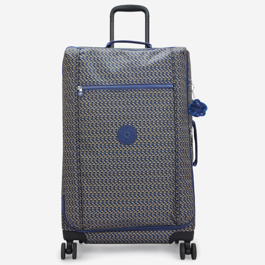 KIPLING Jet M Blue on Wire Medium wheeled luggage I9613-9PC