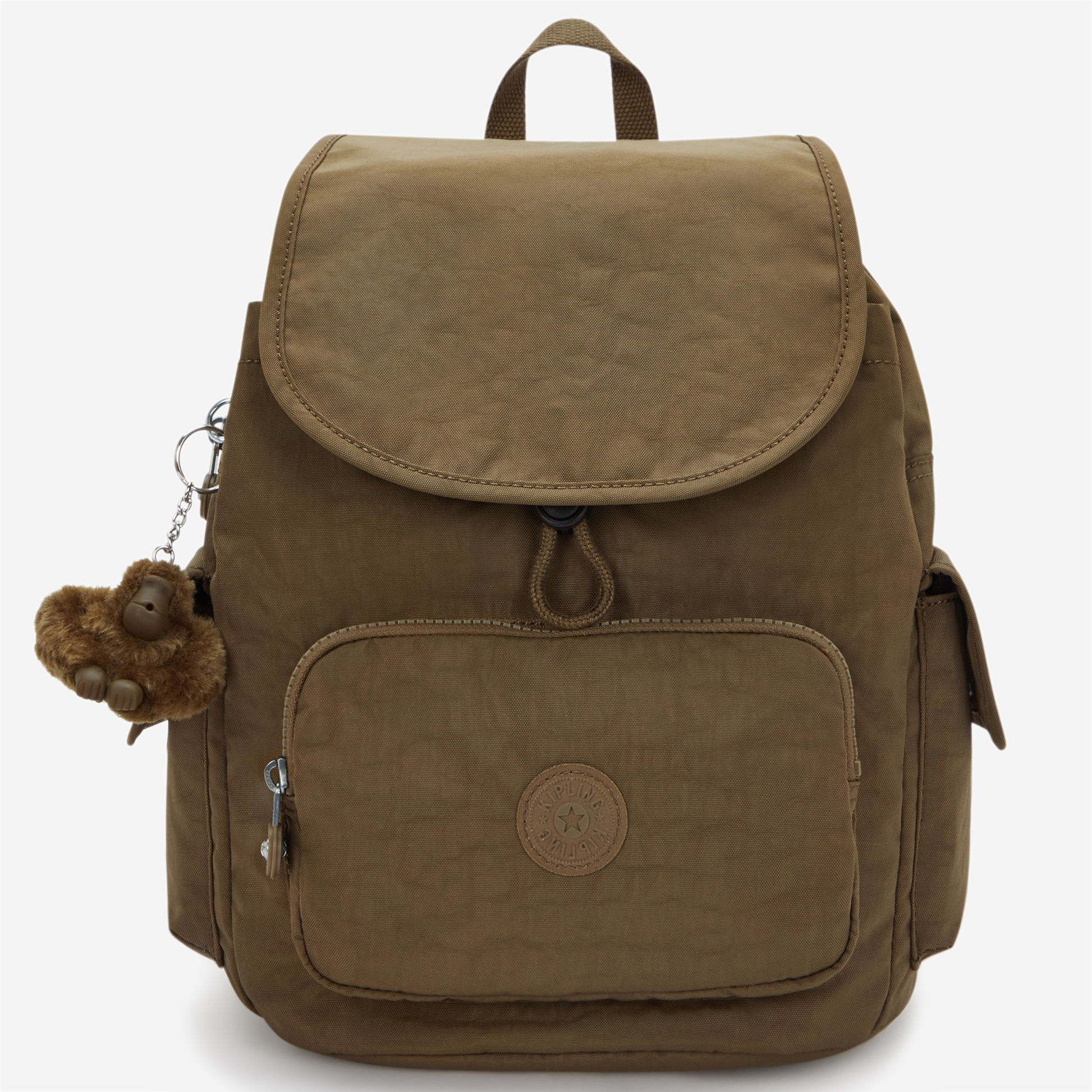 KIPLING City Pack S Smooth Khaki Small backpack 15635-1NA
