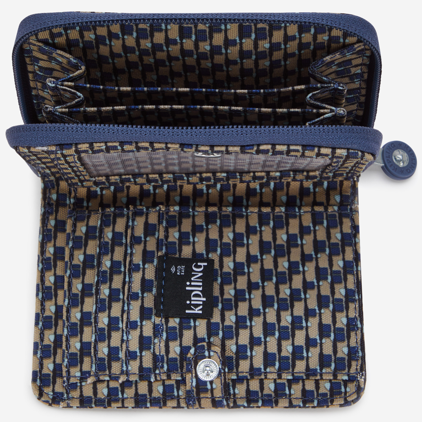 KIPLING Money Love Blue on Wire Medium Wallet I6791-9PC