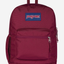 JanSport Cross Town Plus Cherry Laquer Backpack