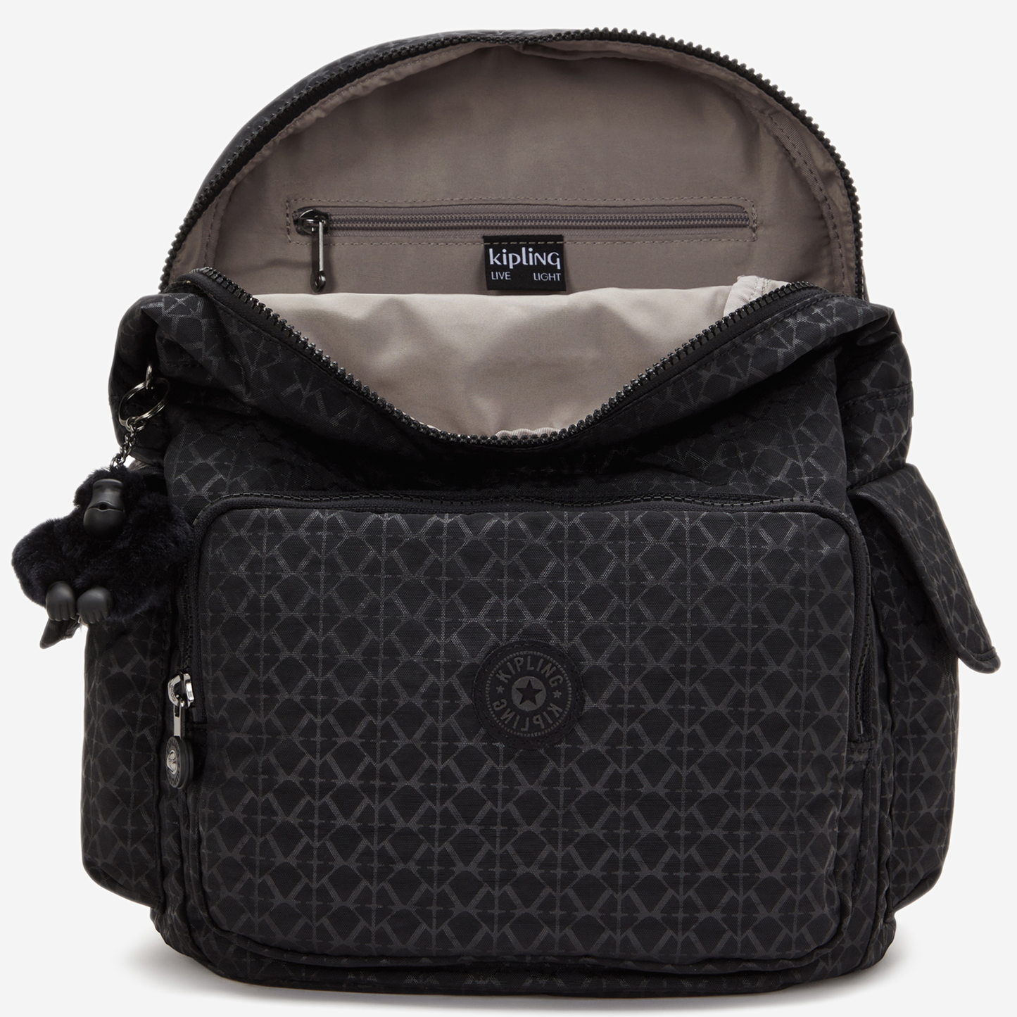 KIPLING City Pack Signature Emb Medium backpack 24681-K59