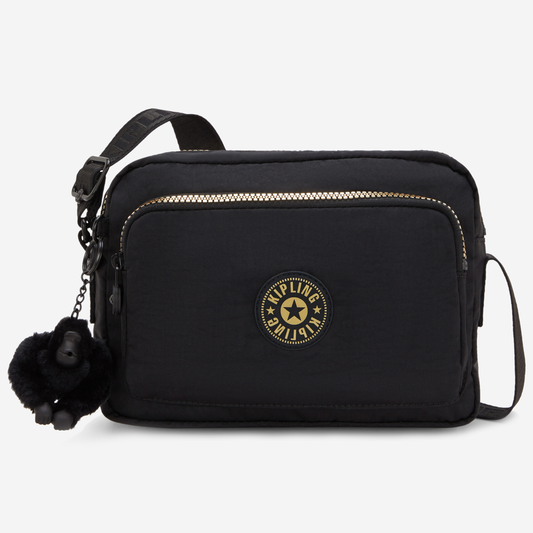 KIPLING Abanu M Zip Glorious Gold Medium crossbody I5986-1BG