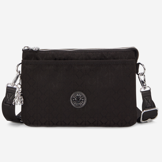 KIPLING Riri Noir Sign Jq Small crossbody (with removable shoulderstrap) I8043-4NW
