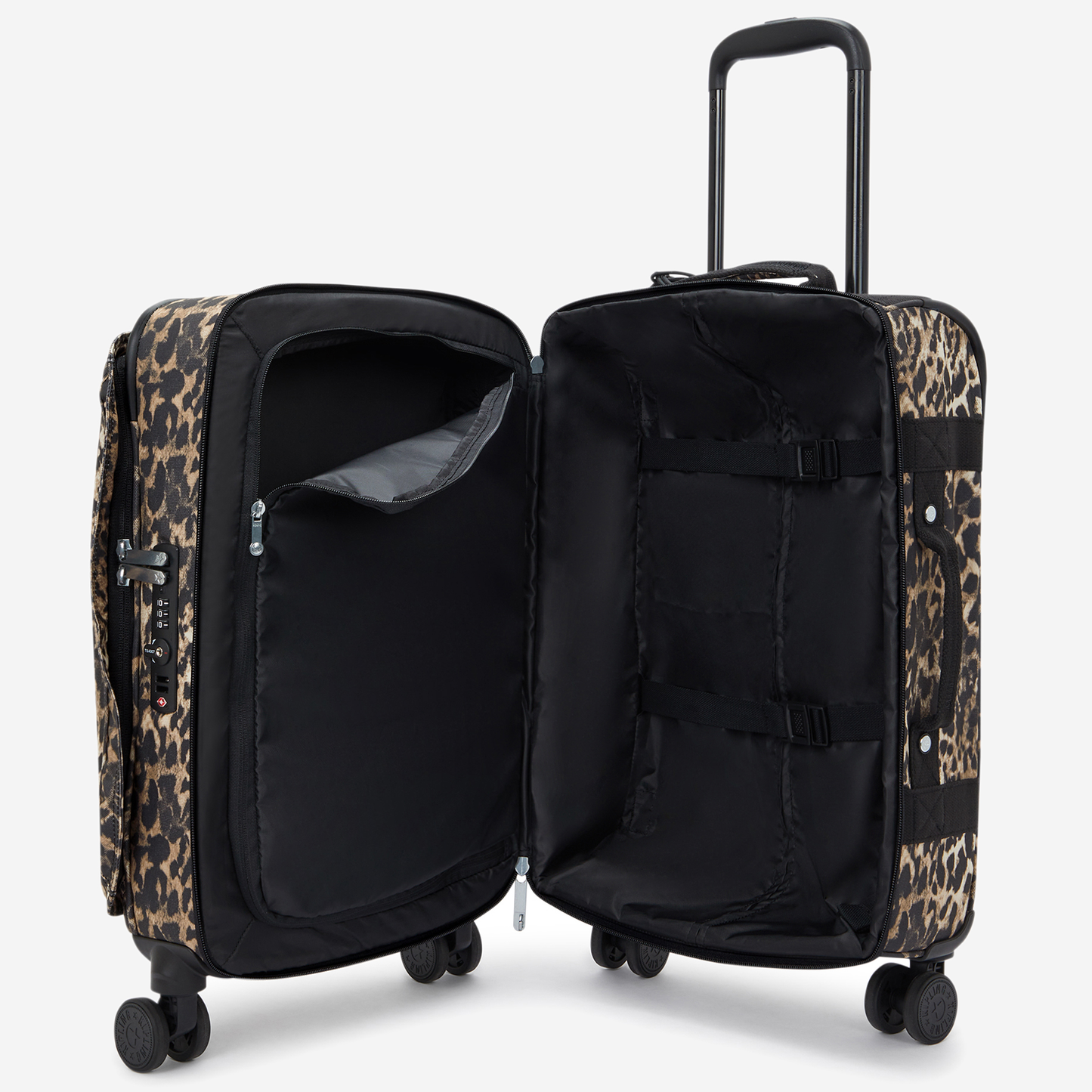 KIPLING Spontaneous S Wild Leopard Small wheeled luggage I7211-6JP