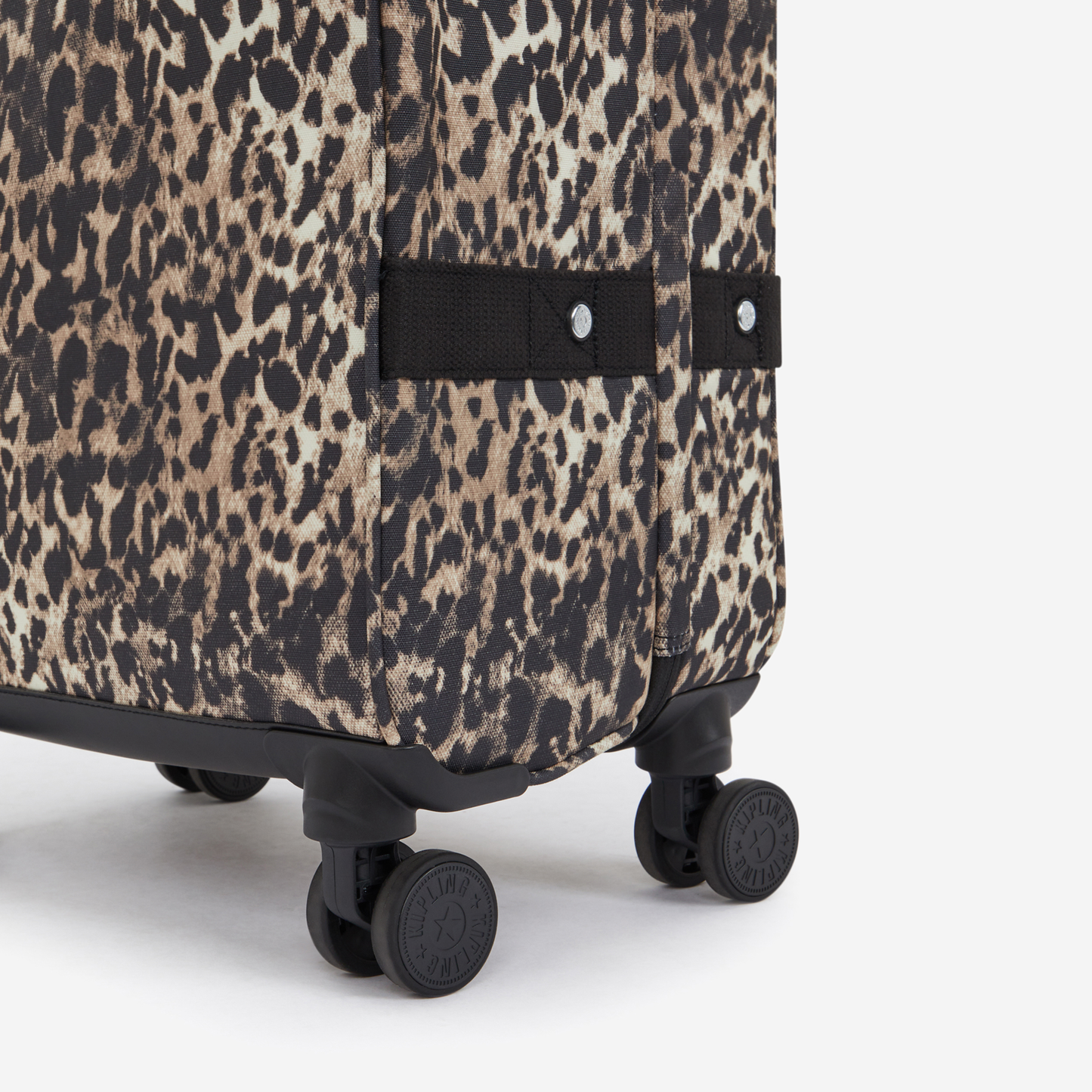 KIPLING Spontaneous M Wild Leopard Medium wheeled luggage I4556-6JP