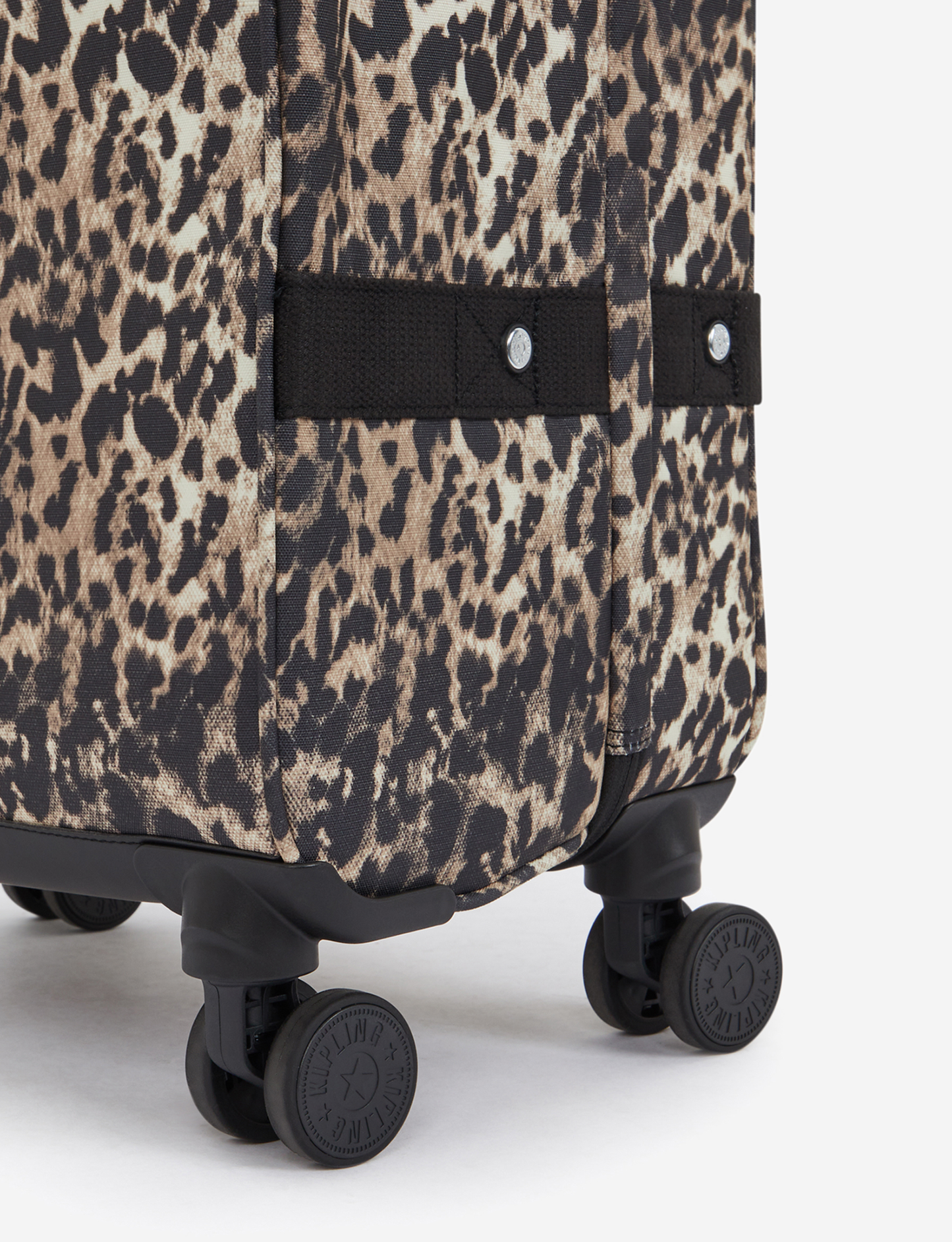 KIPLING Spontaneous M Wild Leopard Medium wheeled luggage I4556-6JP