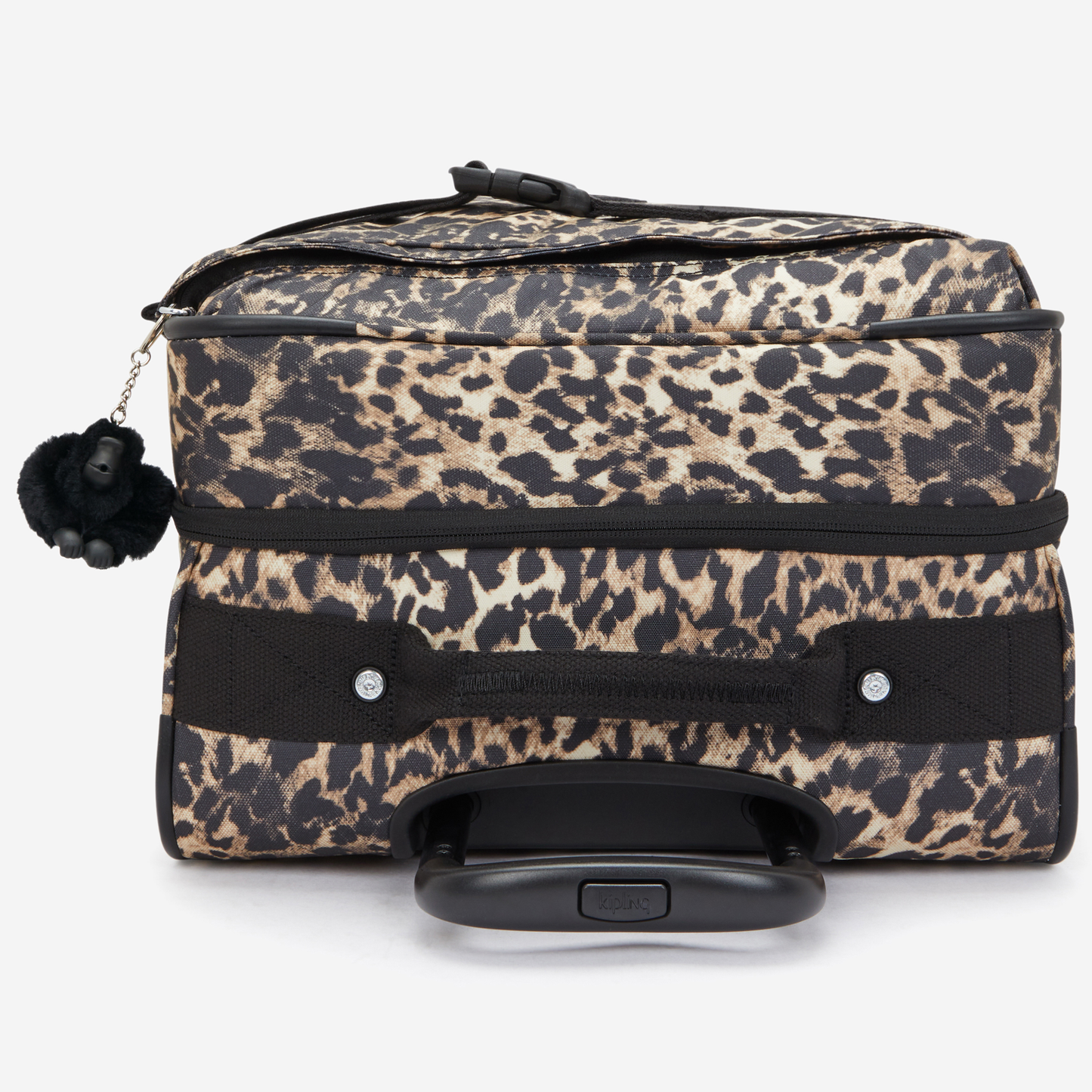 KIPLING Spontaneous M Wild Leopard Medium wheeled luggage I4556-6JP