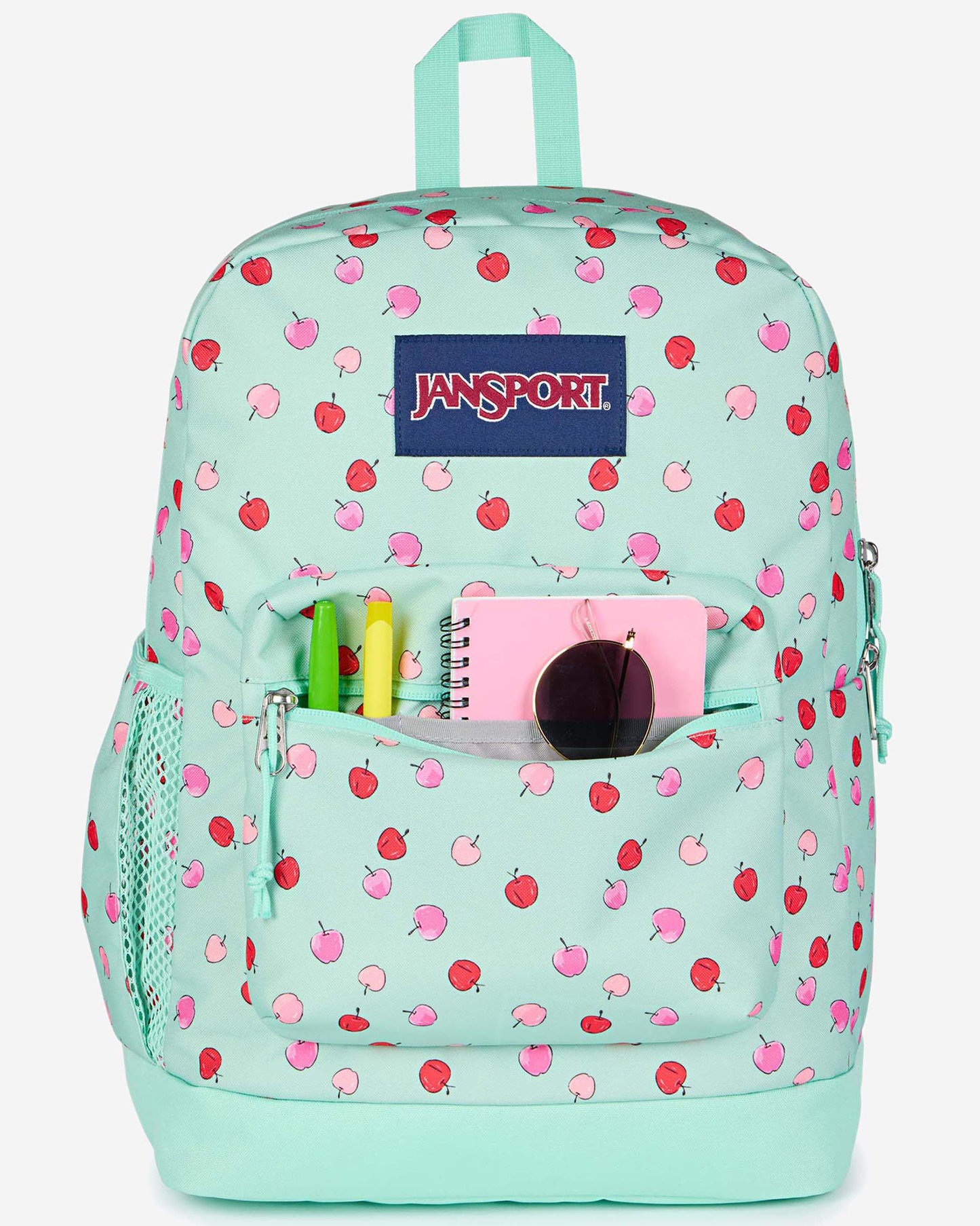 JanSport Cross Town Plus Apple Orchard Magic Mint Backpack