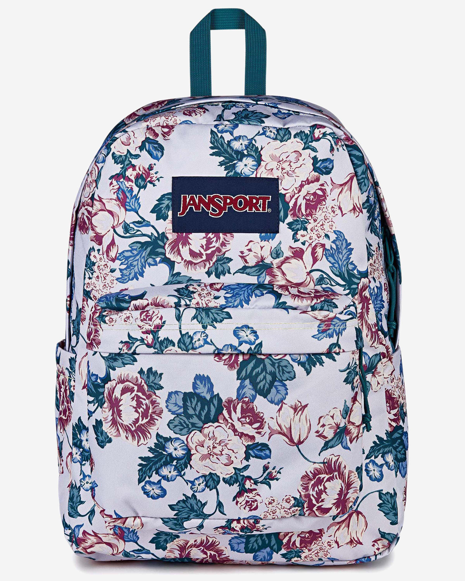 JanSport Superbreak Plus Rustic Roses Backpack