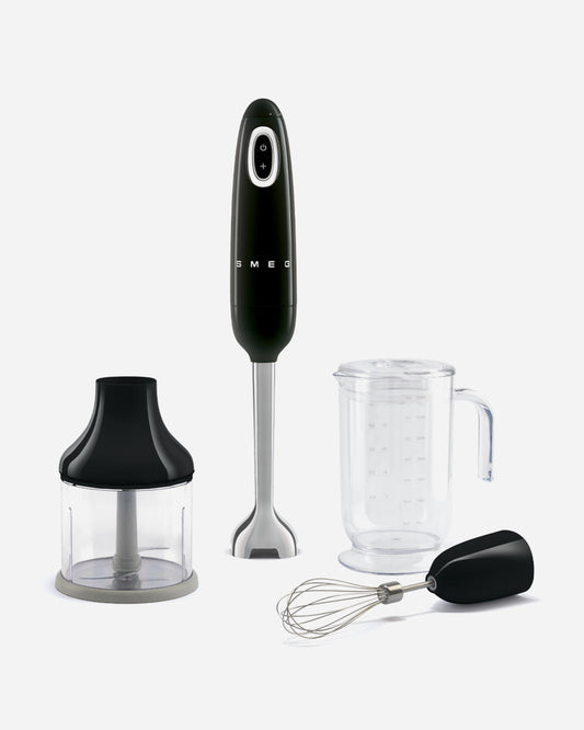 Smeg hand blender with accessories – black