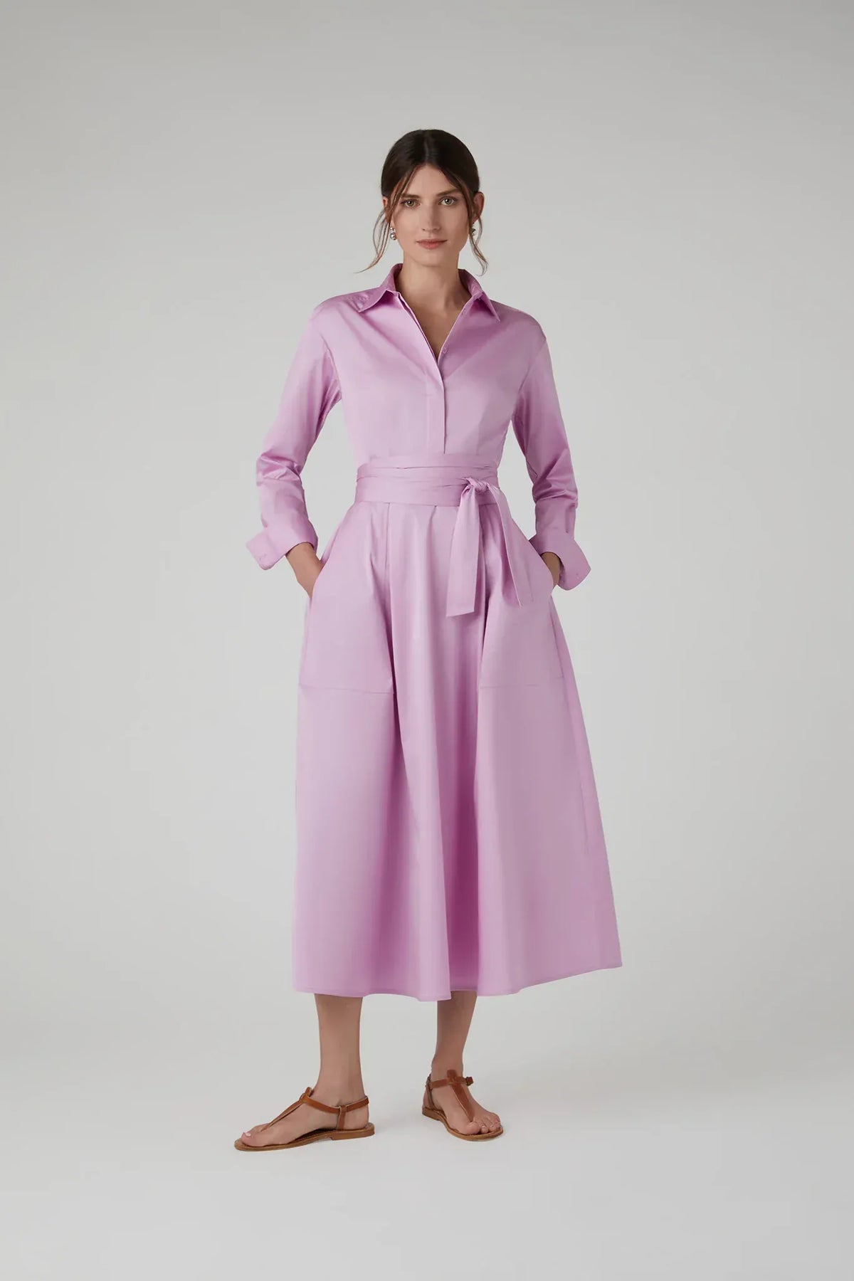 Blythe Full Skirt Shirt Dress