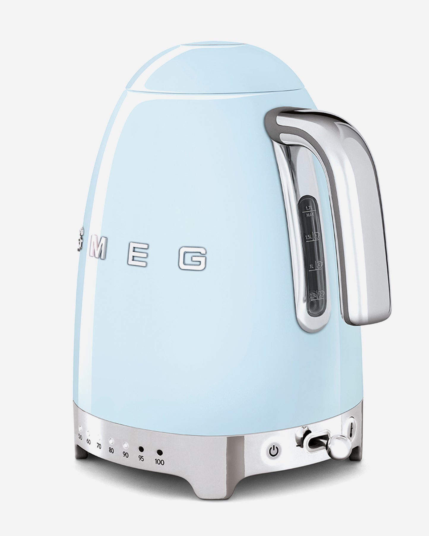 Smeg variable temperature kettle – pastel blue