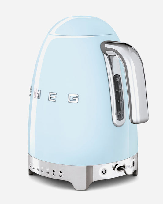 Smeg variable temperature kettle – pastel blue