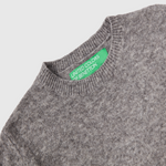 سترة مرتفعة من مزيج الصوف