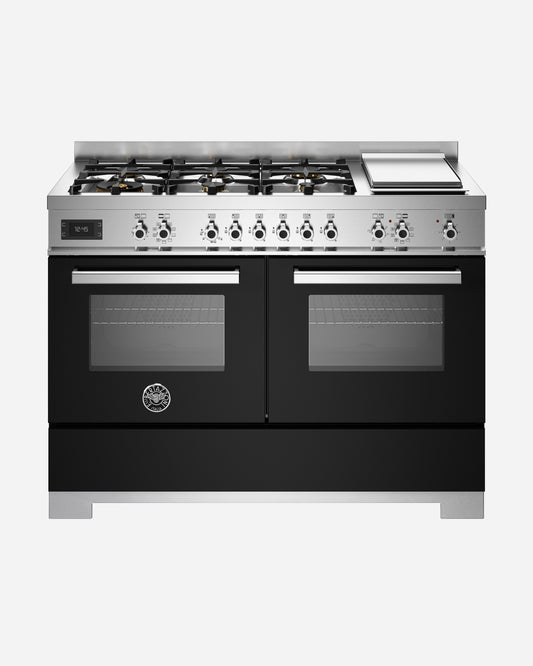120 cm 6 burner and griddle and Electric Double Oven
