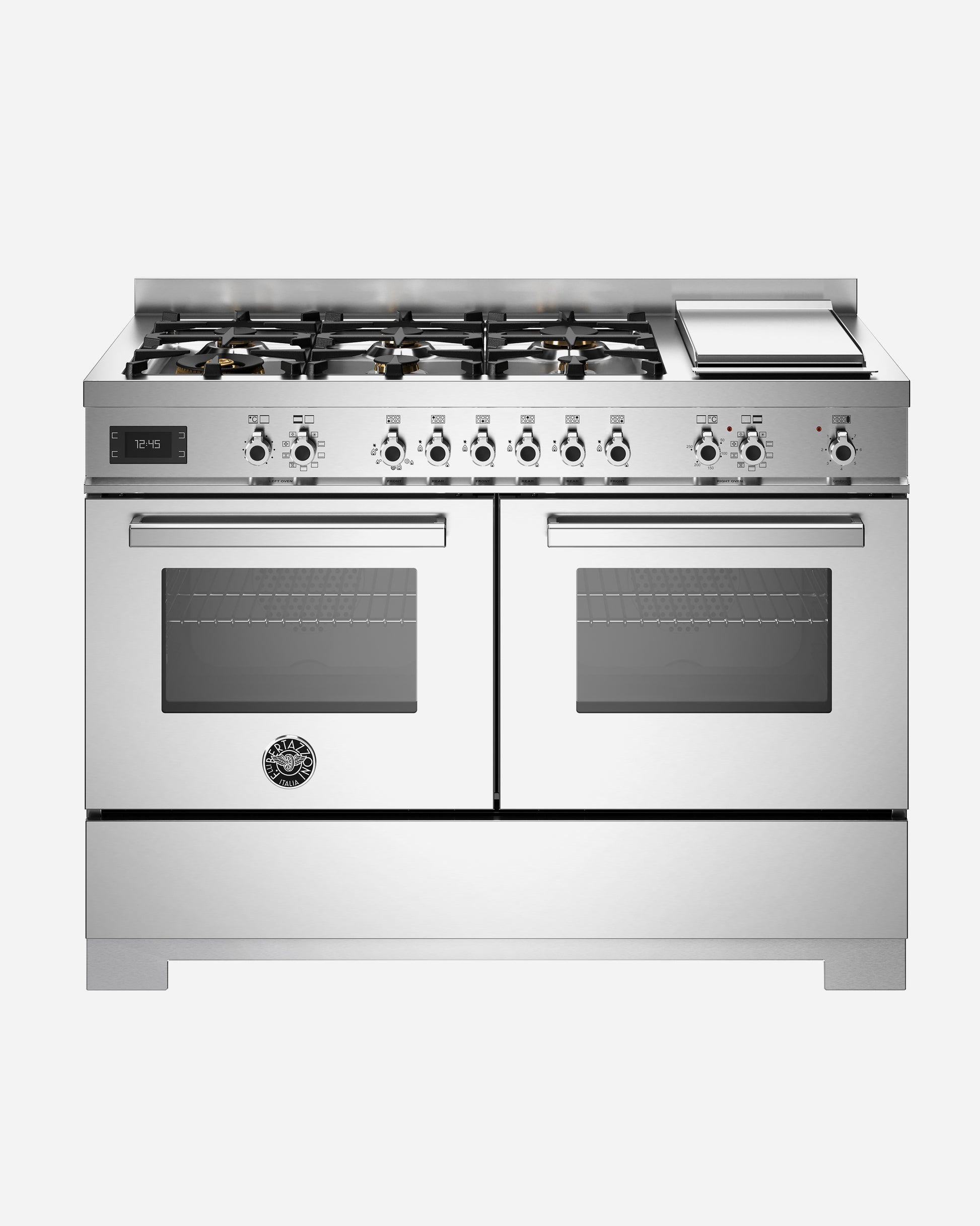 120 cm 6 burner and griddle and Electric Double Oven