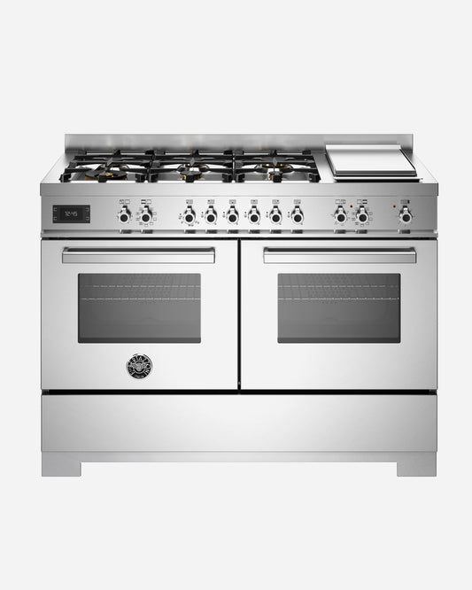 120 cm 6 burner and griddle and Electric Double Oven
