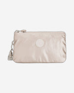 محفظة كيبلينج كرييتيفيتي إل كبيرة لامعة معدنية C213093-48I