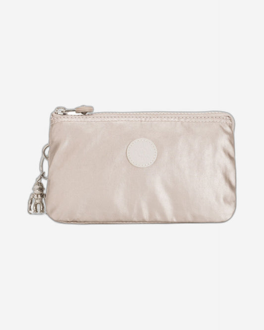 محفظة كيبلينج كرييتيفيتي إل كبيرة لامعة معدنية C213093-48I