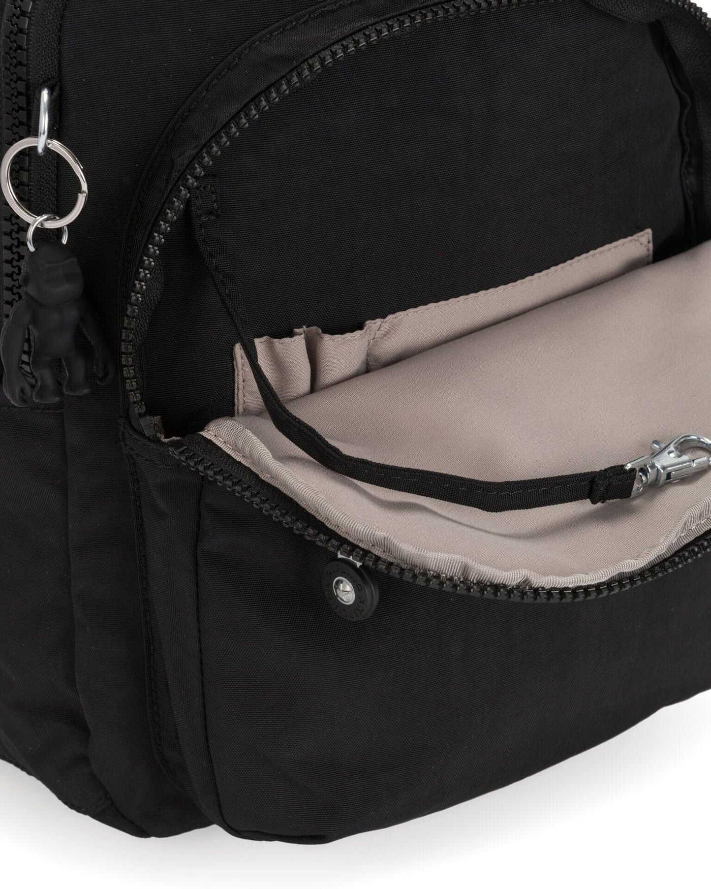 حقيبة ظهر كيبلينج سيول إس سوداء صغيرة C2I4082-P39