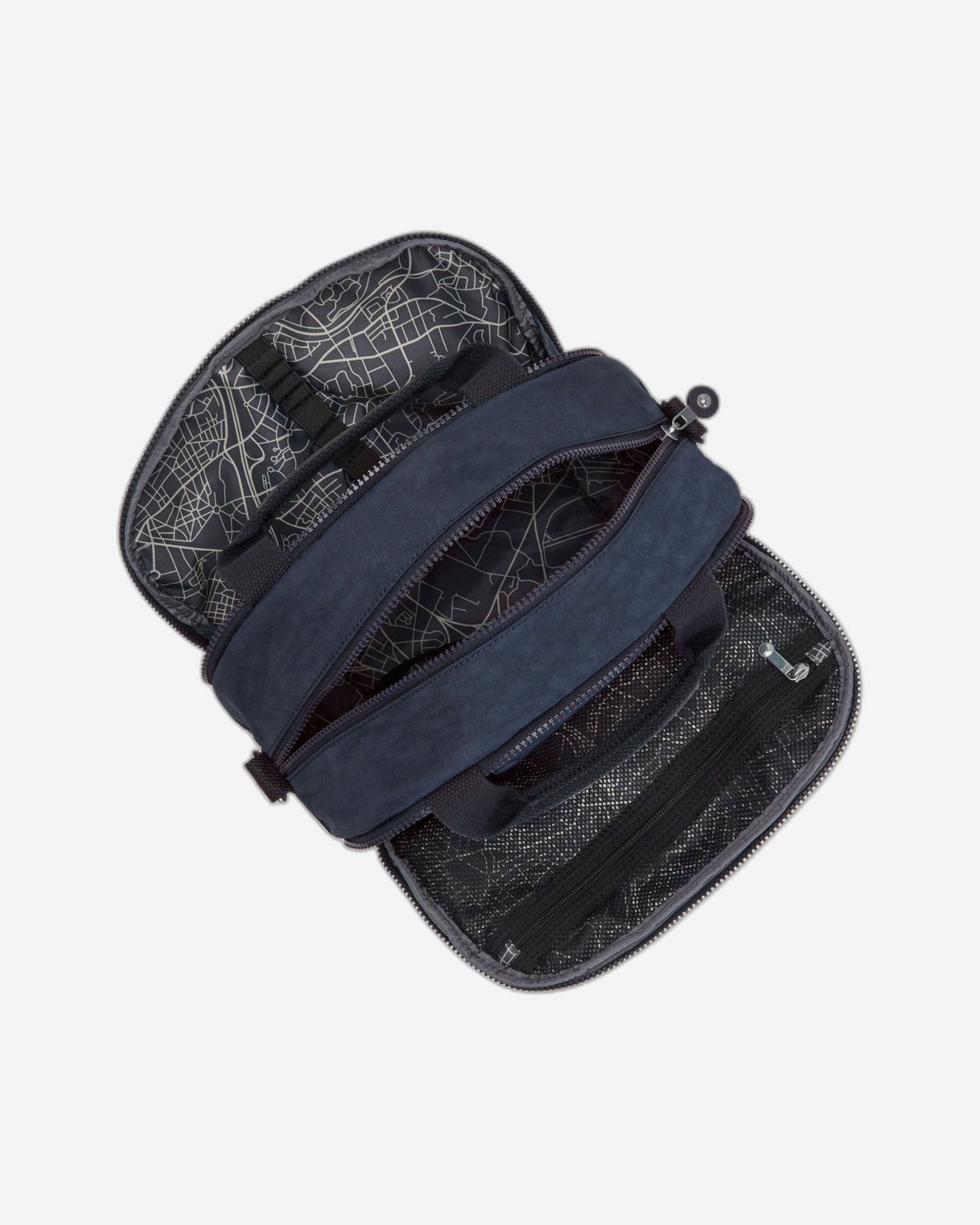 حقيبة أدوات الزينة الكبيرة Kipling Palmbeach Blue Bleu 2 مع جراب عربة C213860-96V