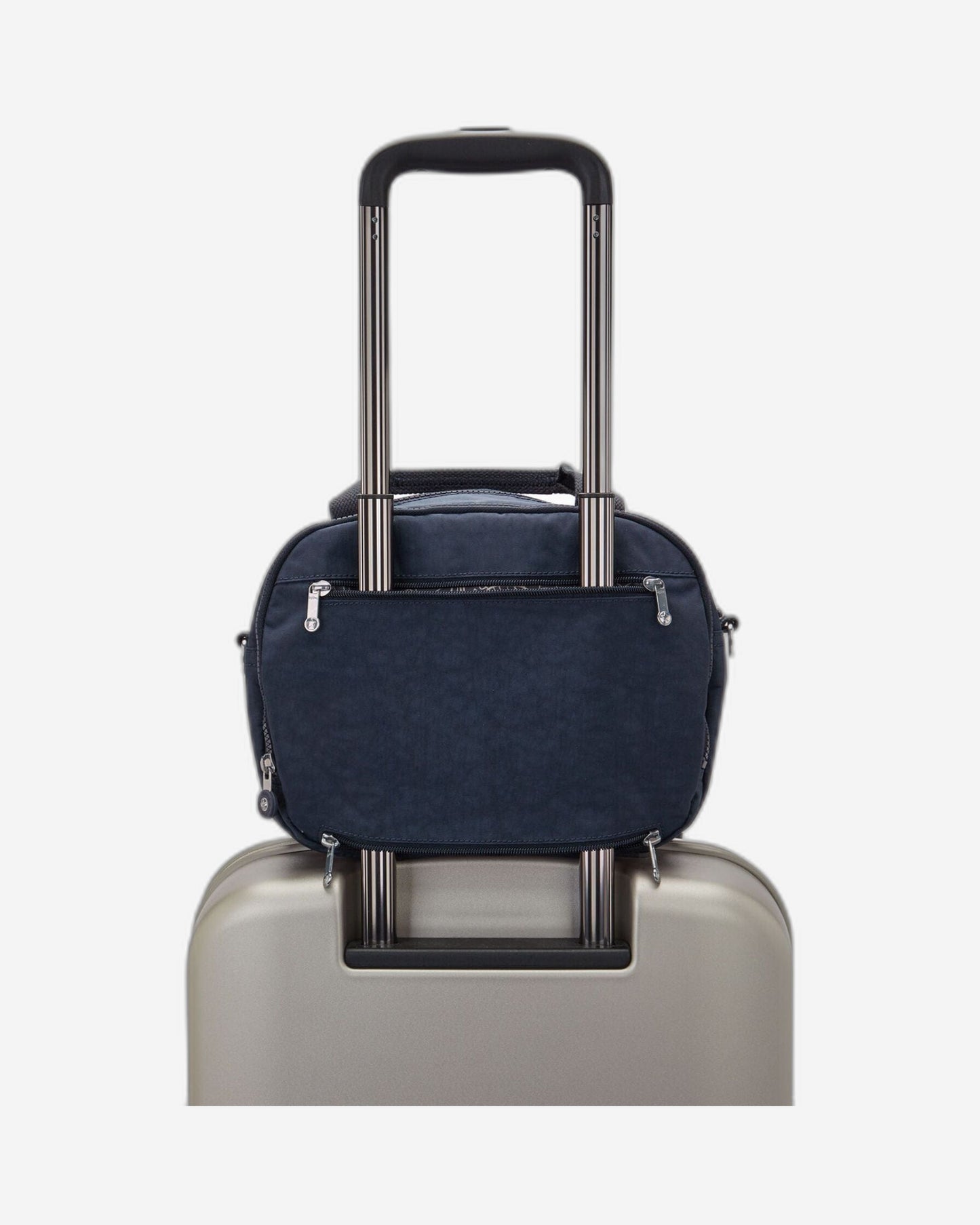 حقيبة أدوات الزينة الكبيرة Kipling Palmbeach Blue Bleu 2 مع جراب عربة C213860-96V