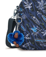 حقيبة غداء كبيرة Kipling Miyo Surf Sea Print مع جراب عربة C2I2989-Y70
