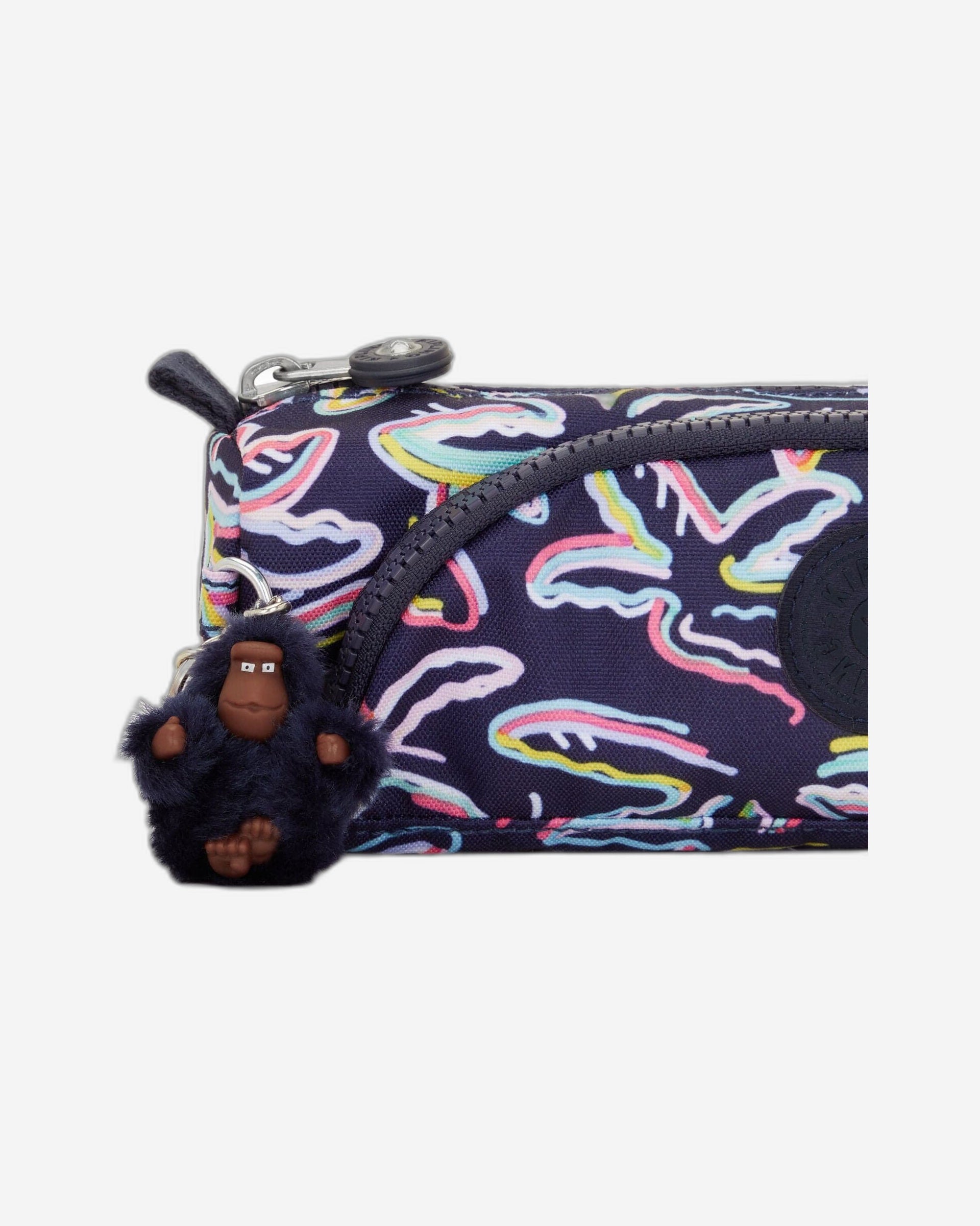 حافظة أقلام كيبلينج متوسطة الحجم بطبعة نخيل فييستا اللطيفة C2I3330-3MC