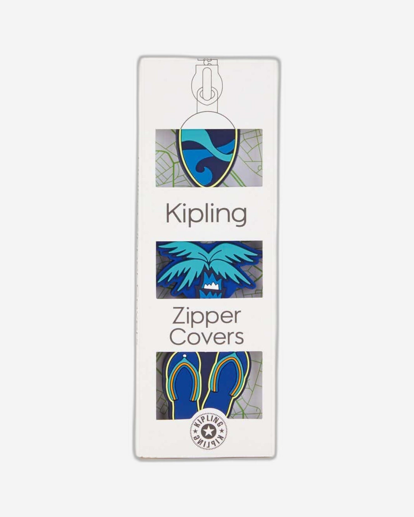 سحّابات Kipling BTS من مجموعة Surfer Palm بثلاثة سحّابات C2I3479-W97