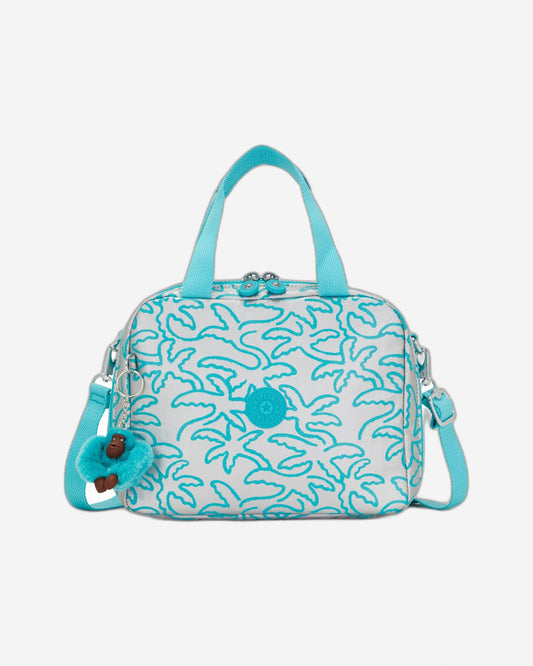 حقيبة غداء كبيرة من كيبلينج ميو ميتاليك بالم مع جراب عربة C2I4126-1PM