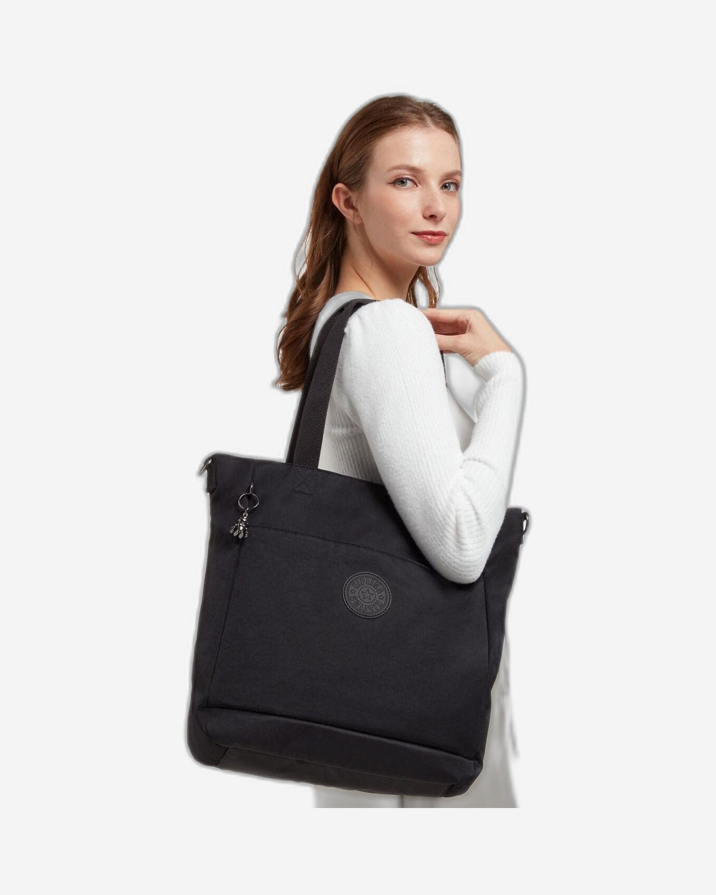 حقيبة توت كبيرة من كيبلينج سونهي ريتش بلاك C2I4318-53F