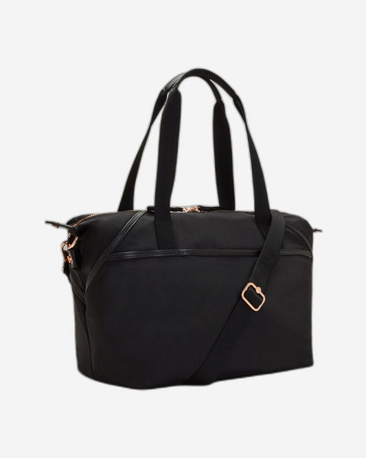 حقيبة كيبلينج الفنية المنظمة باللون الوردي والأسود كبيرة الحجم C2I4448-53H