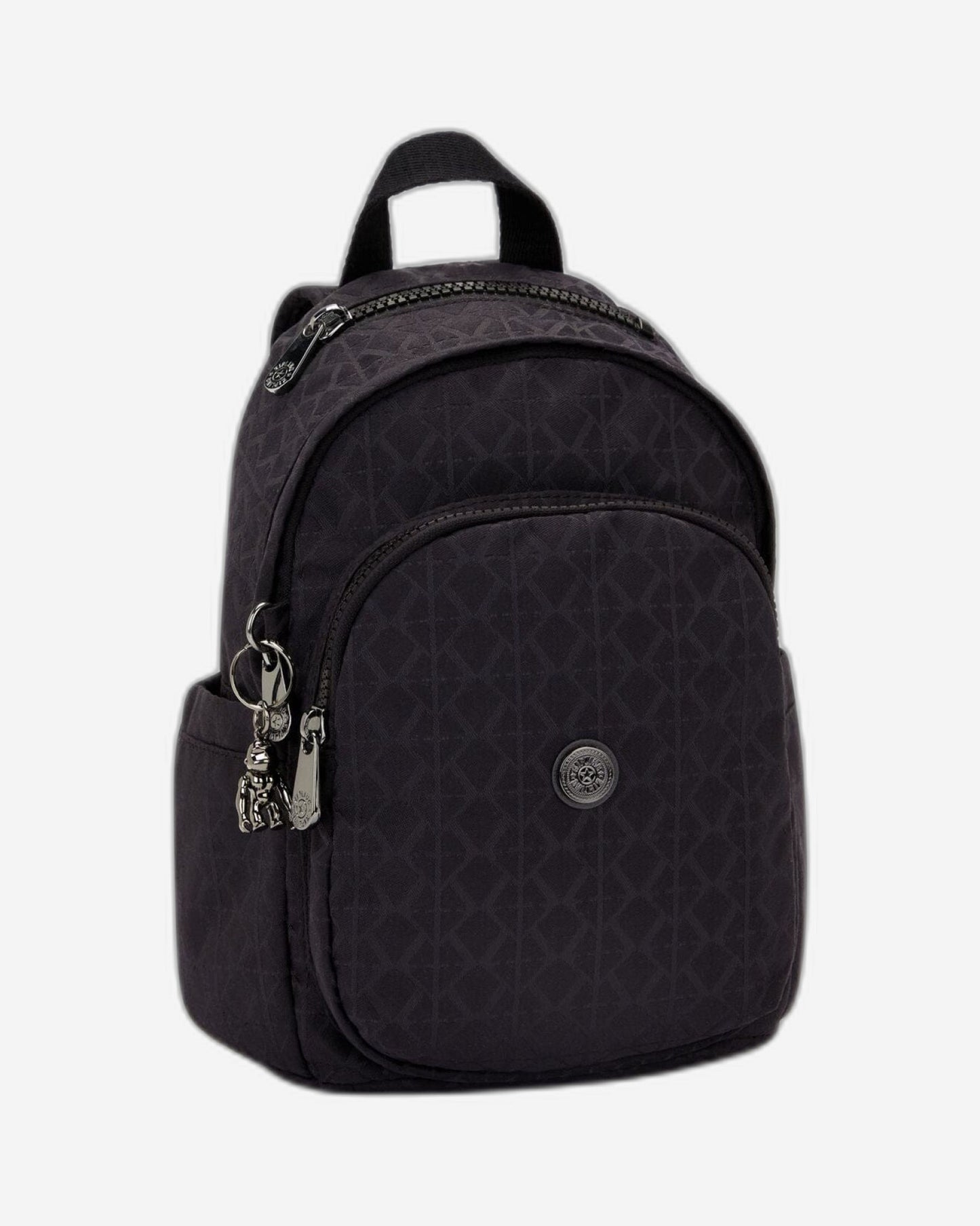 حقيبة ظهر صغيرة Kipling Delia Mini Signature Blk Q C2I4563-M34