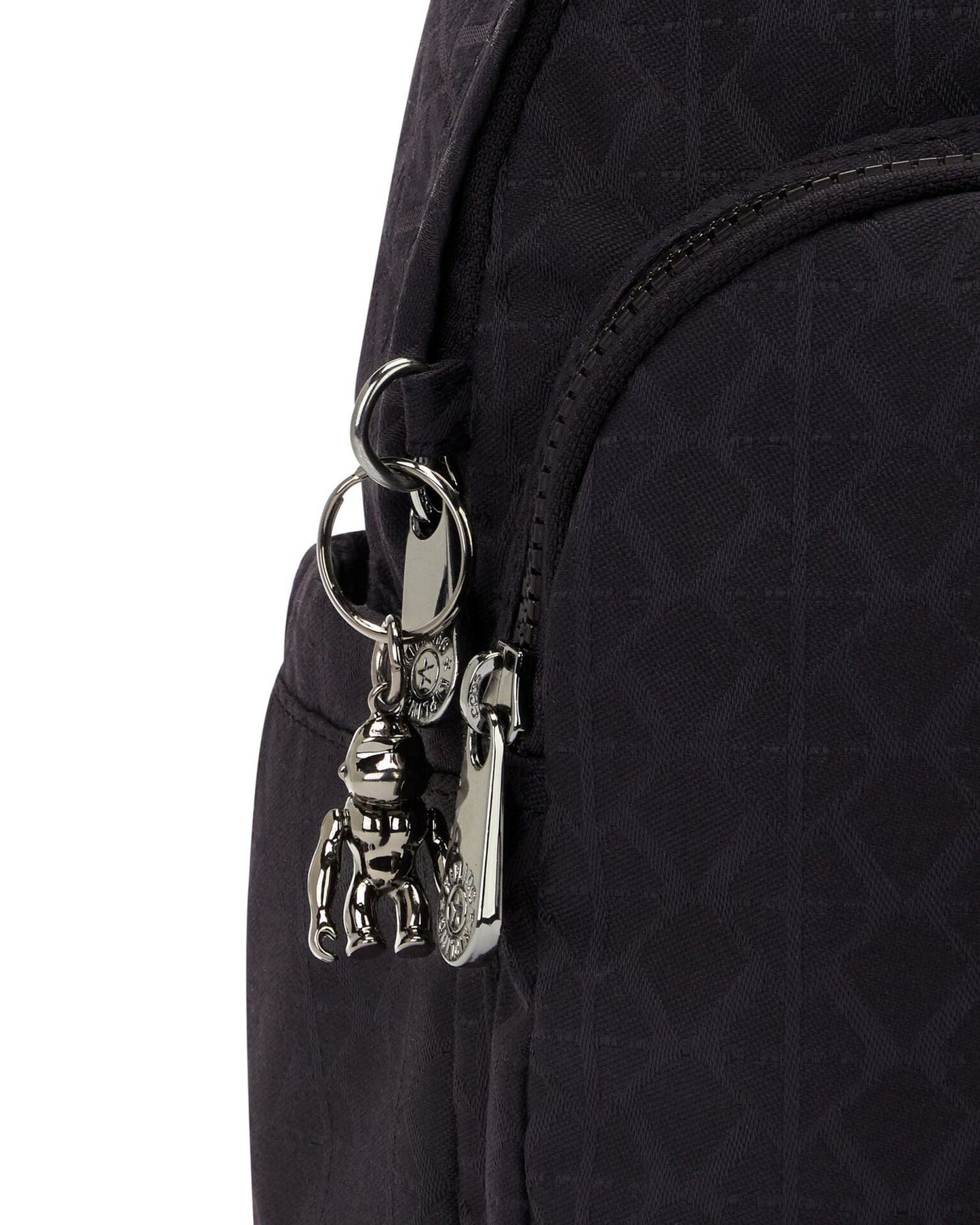 حقيبة ظهر صغيرة Kipling Delia Mini Signature Blk Q C2I4563-M34